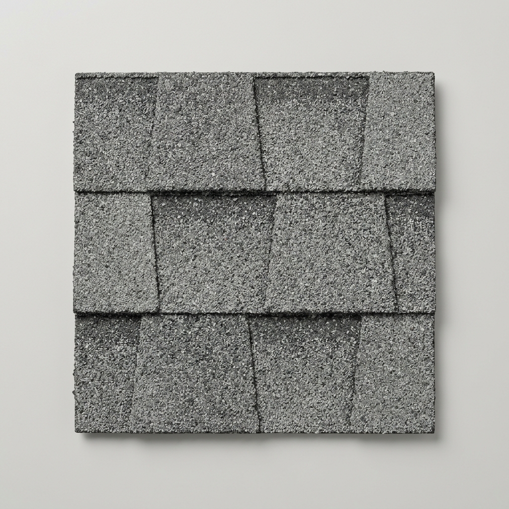 Grey shingles roof color swatch