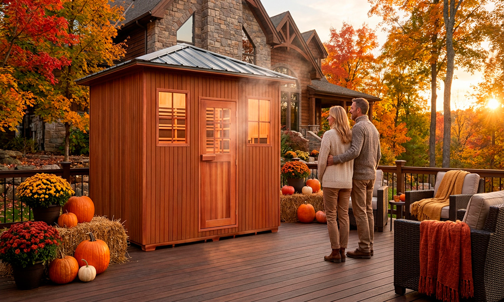 outdoor infrared sauna
